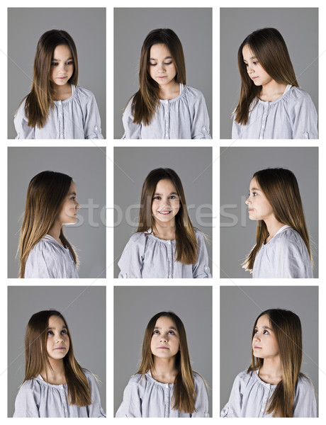 Nine portraits Stock photo © gemenacom