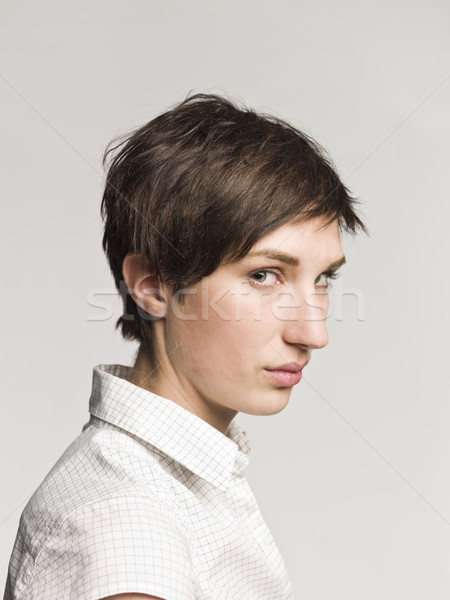 портрет женщину белый женщины менеджера женщины Сток-фото © gemenacom