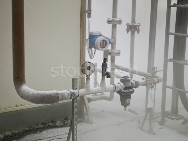 Ködös ipar összetett lövés nap idő Stock fotó © gemenacom