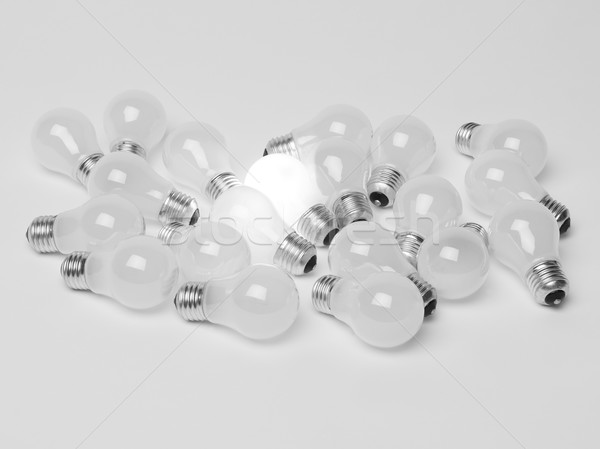 Pile of light bulbs Stock photo © gemenacom