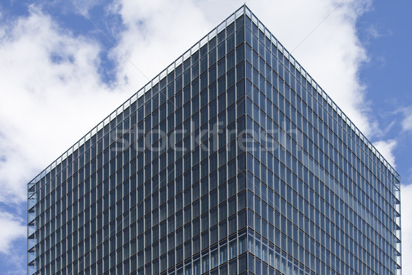 Moderno prédio comercial cidade janela azul financiar Foto stock © gemenacom