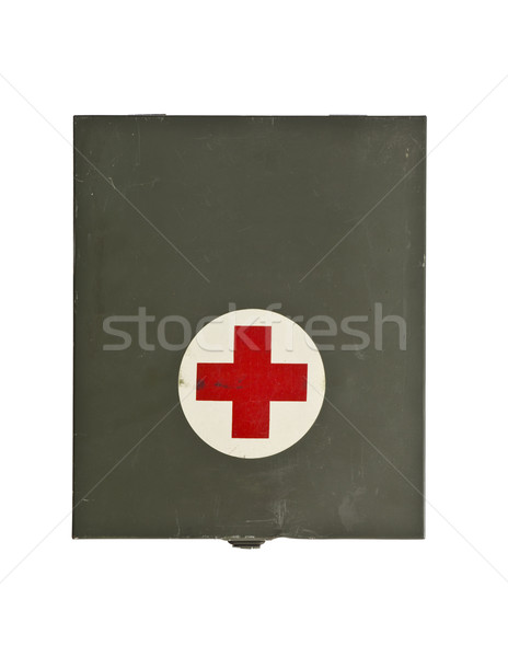 Old first aid kit Stock photo © gemenacom