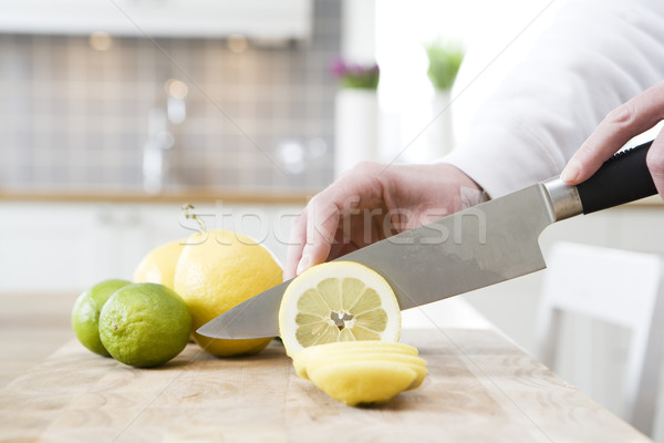 レモン 石灰 人間 リンゴ ストックフォト © gemenacom