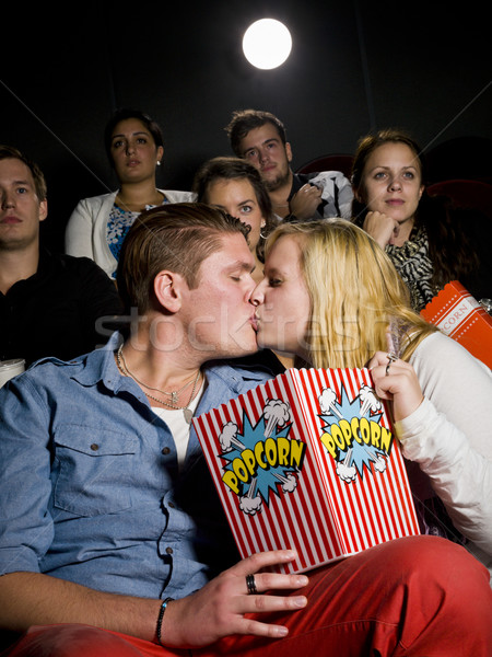 Young couple at the cinema Stock photo © gemenacom