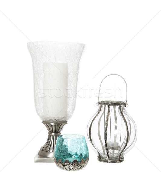 Stock photo: Group of Candlestick Holders
