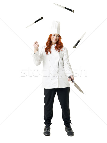 Juggling Chef Stock photo © gemenacom