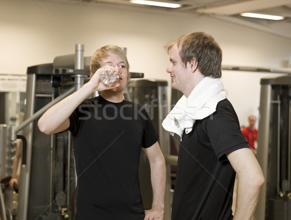 Two young men talking  Stock photo © gemenacom