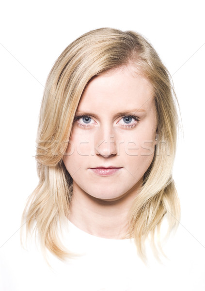 Stock photo: Portrait of a young woman