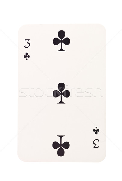 Three of clubs Stock photo © gemenacom