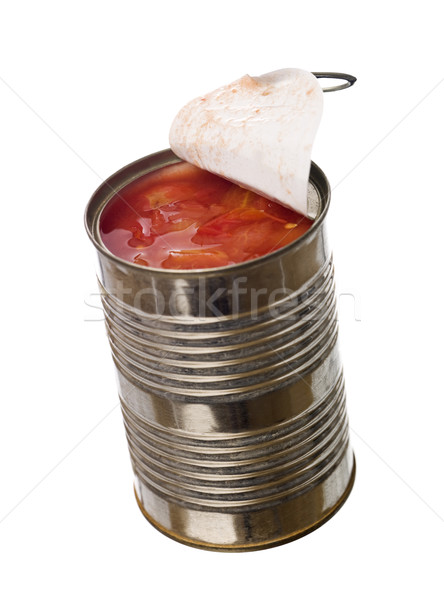 Tin Can with tomatoes Stock photo © gemenacom