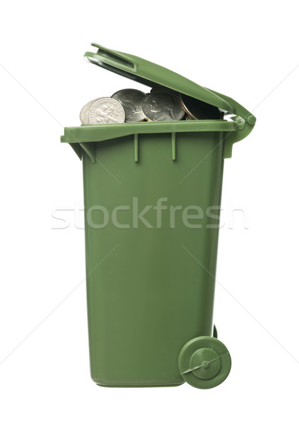 Recycling Bin with coins Stock photo © gemenacom