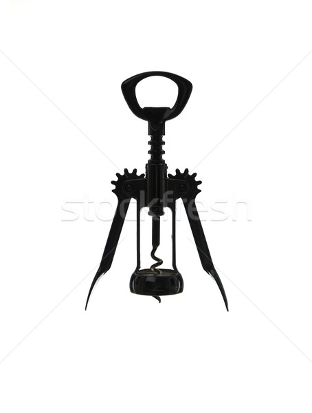 Silhuette of a corkscrew Stock photo © gemenacom