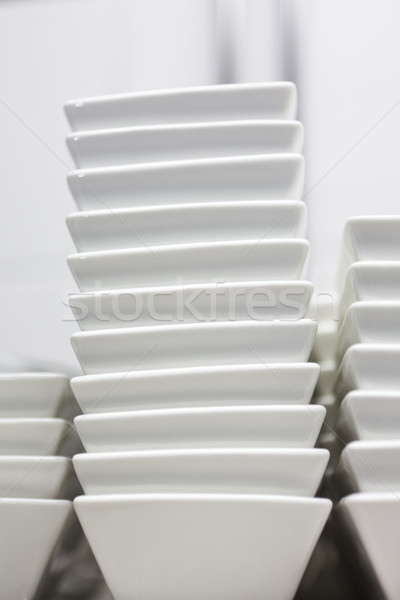 White Plates Stock photo © gemenacom