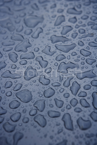 Full frame gocce d'acqua blu acqua abstract natura Foto d'archivio © gemenacom