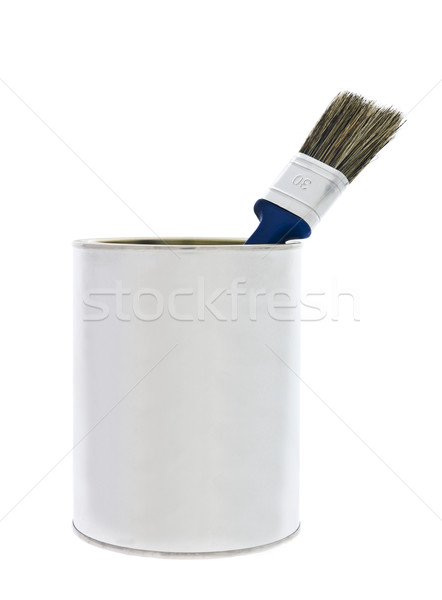 Paint can with blue can Stock photo © gemenacom