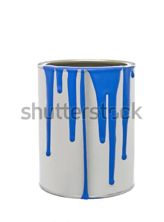 Paint Can with Red spill Stock photo © gemenacom