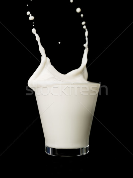 Latte drop studio liquido fresche Foto d'archivio © gemenacom