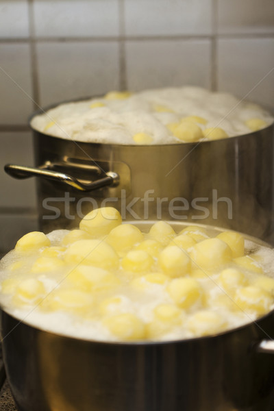 Boiling potatoes Stock photo © gemenacom