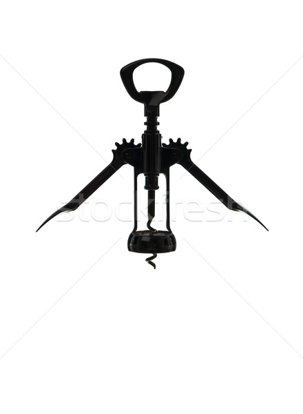 Silhuette of a corkscrew Stock photo © gemenacom