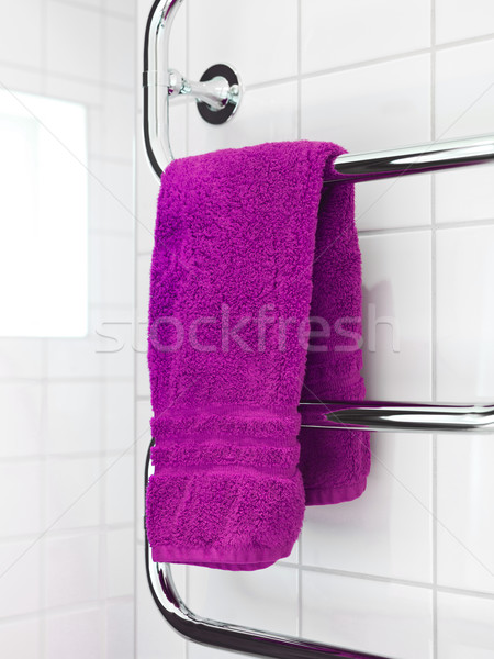 Pink towel on a dryer Stock photo © gemenacom