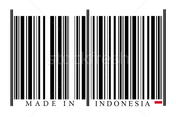 Indonezia cod de bare alb tehnologie negru piaţă Imagine de stoc © gemenacom