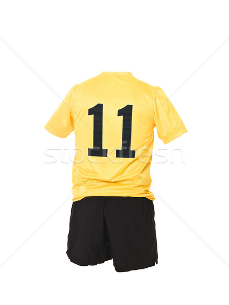 サッカー シャツ 番号 孤立した 白 スポーツ ストックフォト © gemenacom