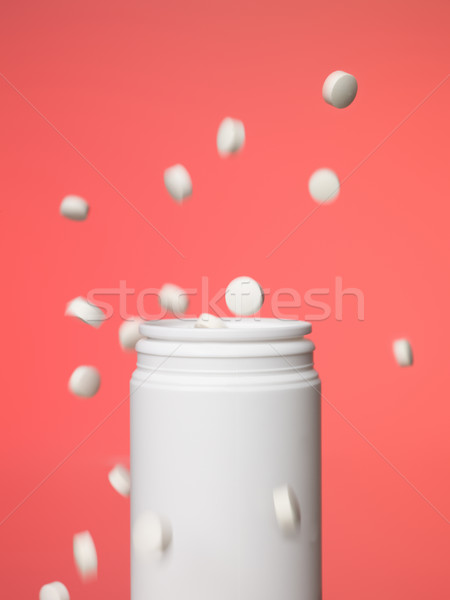 Flying pills and a can Stock photo © gemenacom