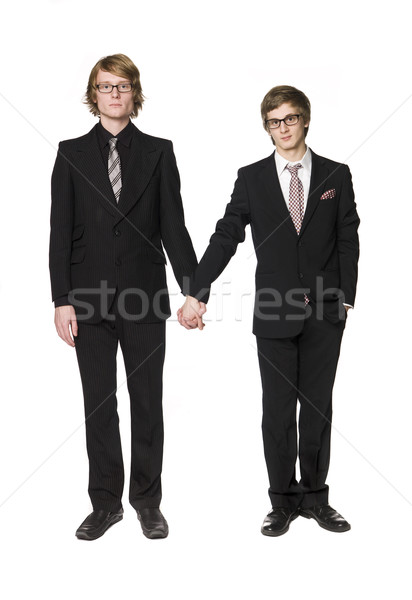 Two men holding hands Stock photo © gemenacom