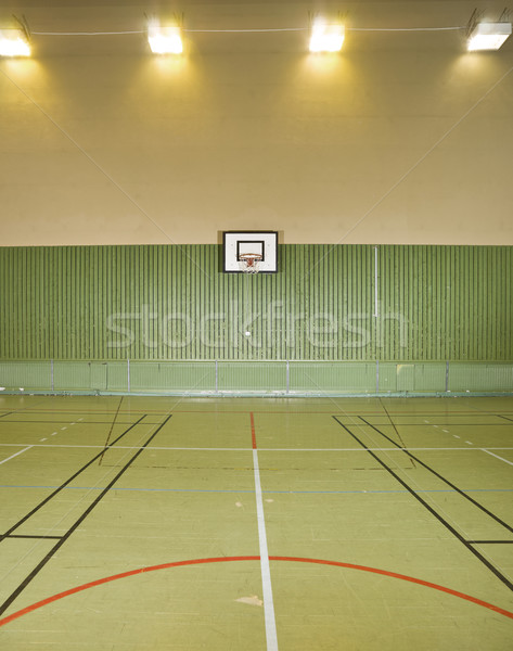 バスケットボール フィールド インテリア スポーツ ジム 教育 ストックフォト © gemenacom