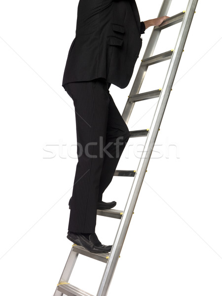 Man climbing a ladder Stock photo © gemenacom