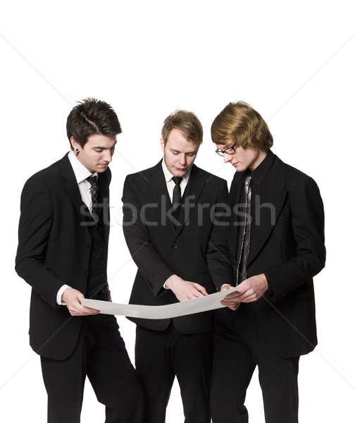 Men discussing a plan Stock photo © gemenacom