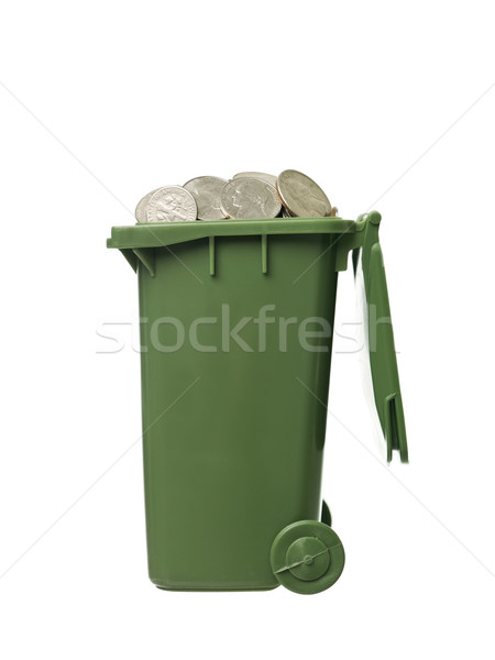 Recycling Bin with coins Stock photo © gemenacom
