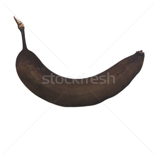 Banana gone bad against a white background. Stock photo © gemenacom