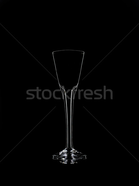 Licor vidrio naturaleza muerta negro Foto stock © gemenacom
