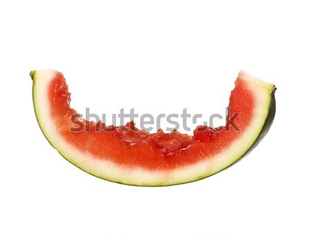 Eaten slice of a watermelon Stock photo © gemenacom