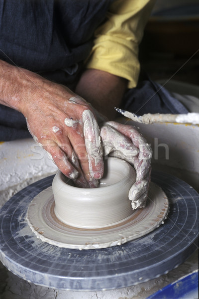 Pot Making Stock photo © gemenacom