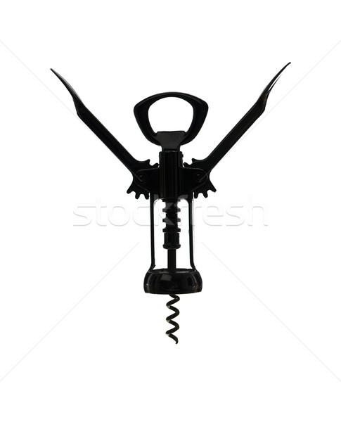 Silhuette of a corkscrew Stock photo © gemenacom