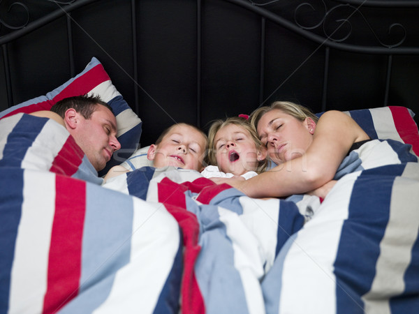 Family sleeps Stock photo © gemenacom