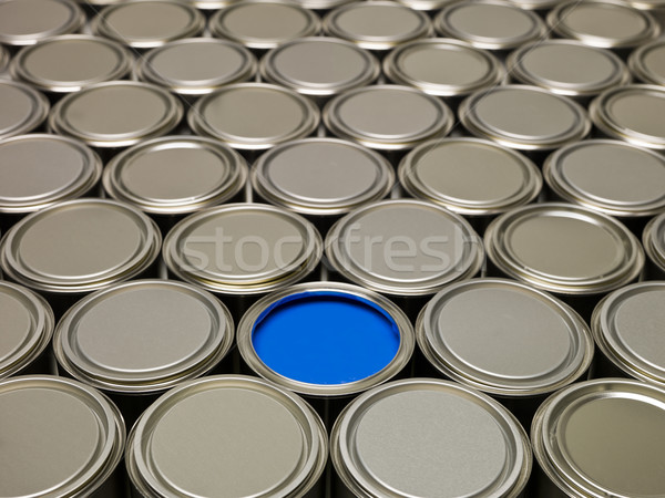 Full Frame of Paint Cans Stock photo © gemenacom