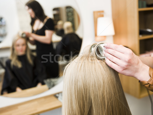 Hair Dressing Close up Stock photo © gemenacom