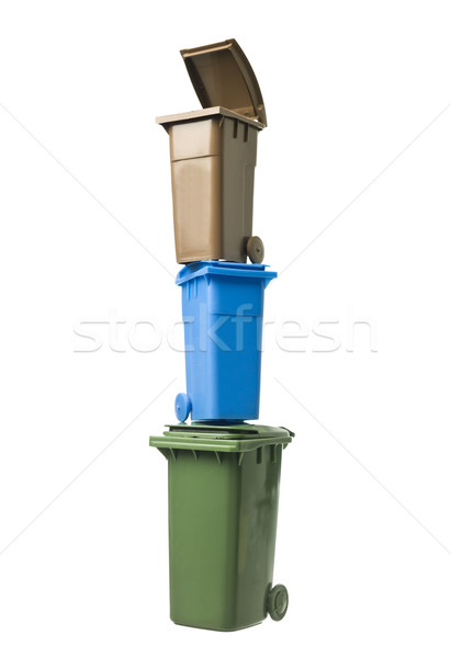 Tower of Recycling Bins Stock photo © gemenacom