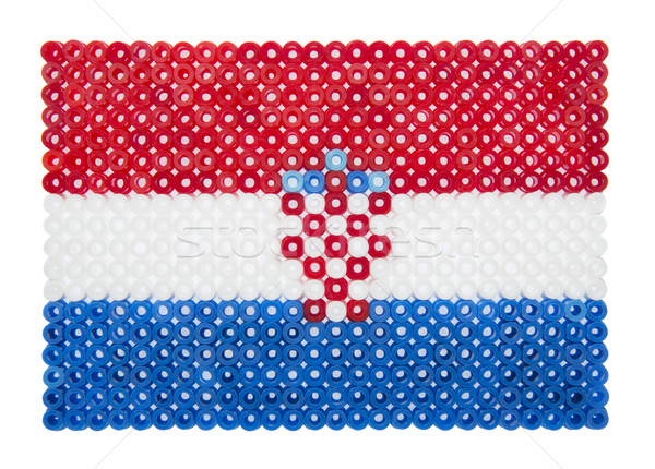 Croatian Flag Stock photo © gemenacom