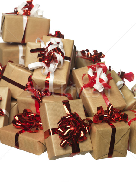 christmas presents in a bunch Stock photo © gemenacom