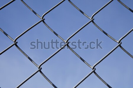 Fence as a pattern towards blue sky Stock photo © gemenacom