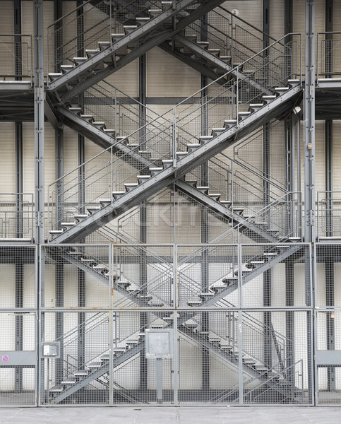 建築ディテール 階段 フォーメーション 風景 金属 石 ストックフォト © gemenacom