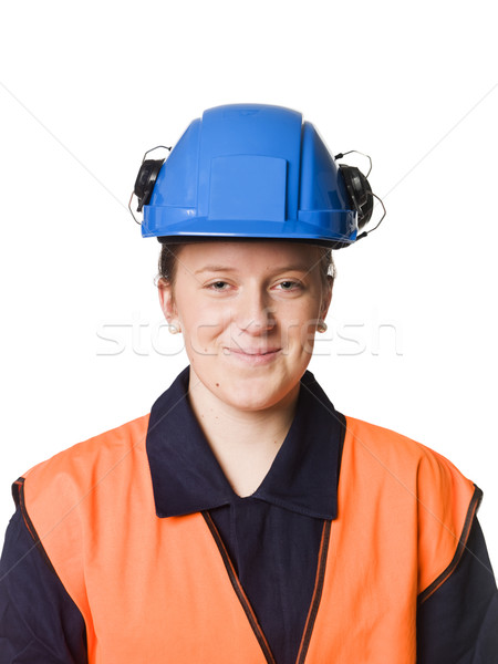 Female buildingworker Stock photo © gemenacom