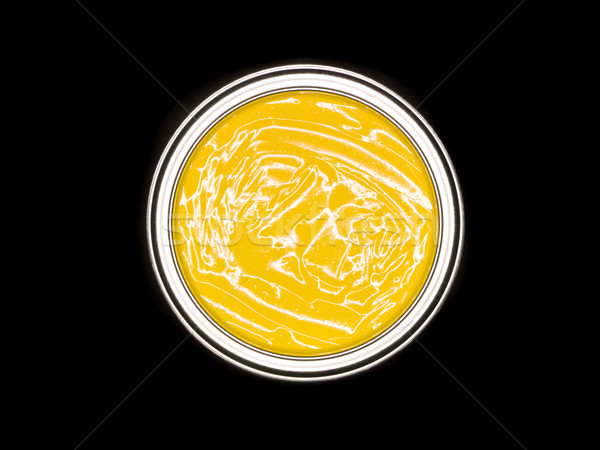 Yellow Paint can from above Stock photo © gemenacom