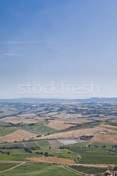 Foto stock: Toscano · paisagem · Itália · casa · campo · fazenda