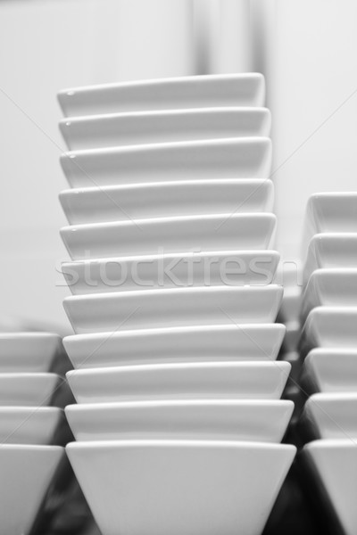 Stack of plates Stock photo © gemenacom