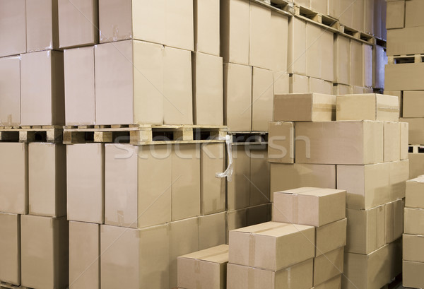 Cardboard Boxes Stock photo © gemenacom